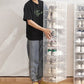 Glossy Stackable Shoe Boxes - Elegant Transparent Shoe Storage Solution